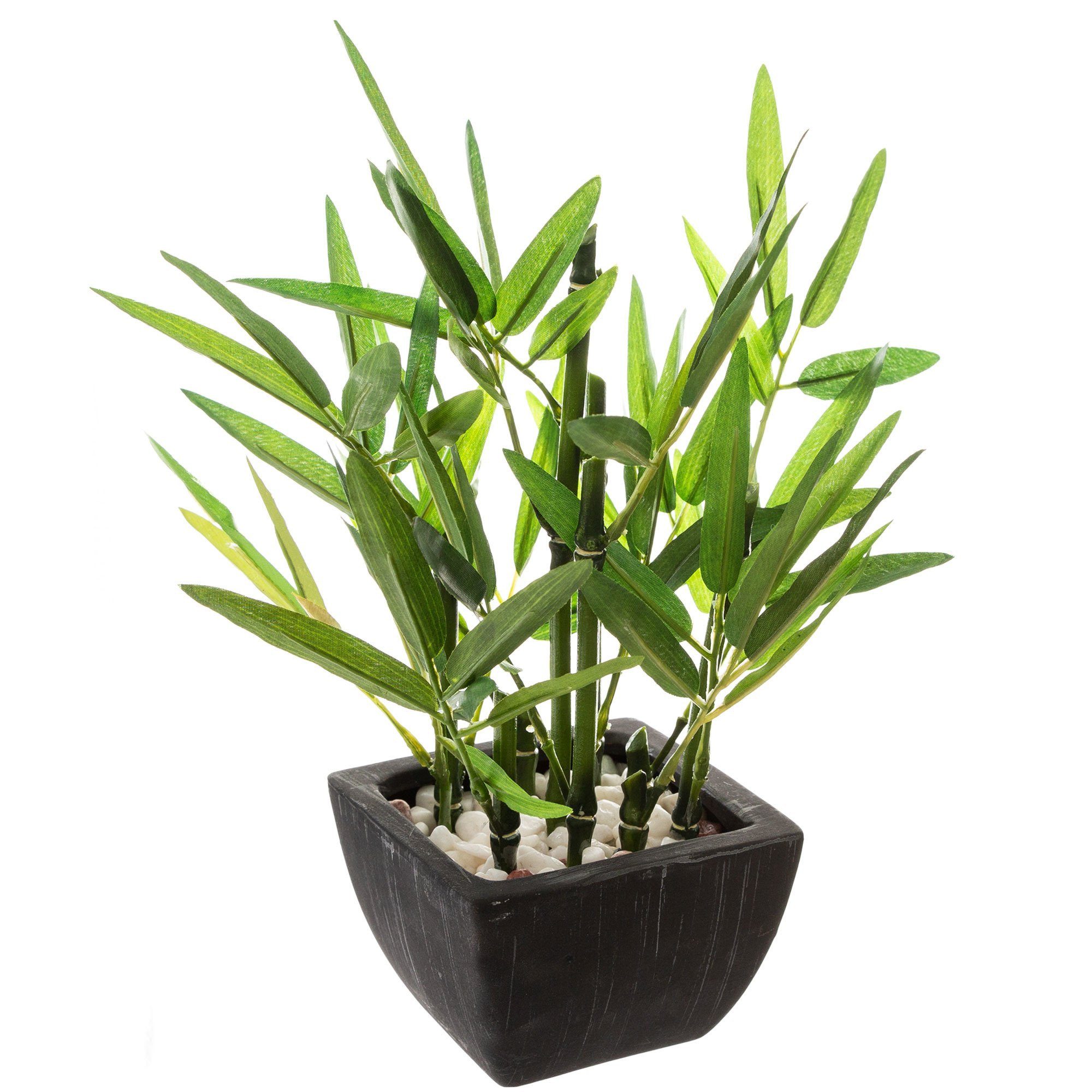 Kunstpflanze BAMBUS Zimmerpflanze, Atmosphera Créateur d'intérieur, Höhe 26 cm