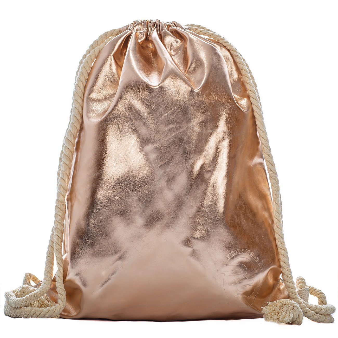 Reichstadt Turnbeutel Damen Kunstleder Umhängetasche, für Strand und Festival mit Kordel