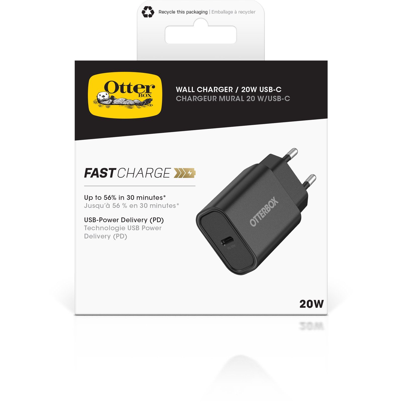 Otterbox Wall Charger 20W USB-C USB-Ladegerät (USB-Power Delivery (PD)