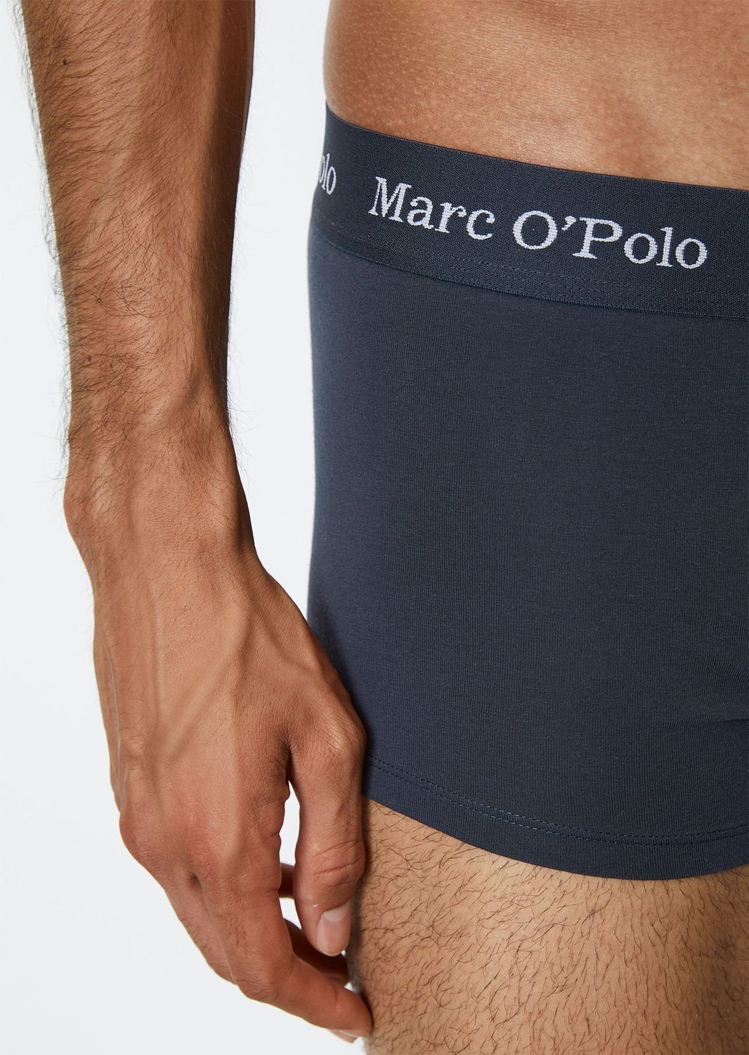 Marc (6-St) O'Polo Pack Navy Eingriff, Logo-Bund, ohne im Boxershorts 6er Trunk, Essentials