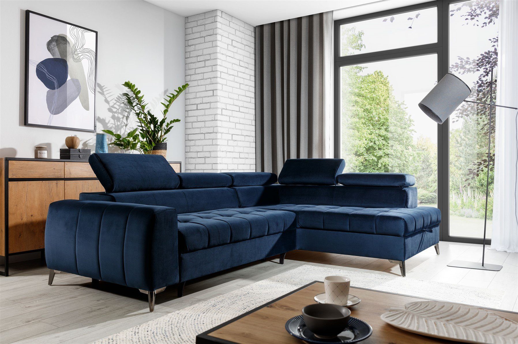 Fun Möbel Ecksofa Ecksofa Schlafsofa AGNESA günstig online kaufen