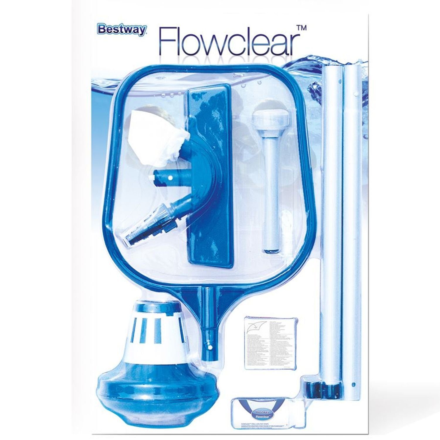 Thumbnail - Bestway Kescher Pool Pflege-und Reparatur-Set Poolsauger Kescher Thermometer Schwimmer