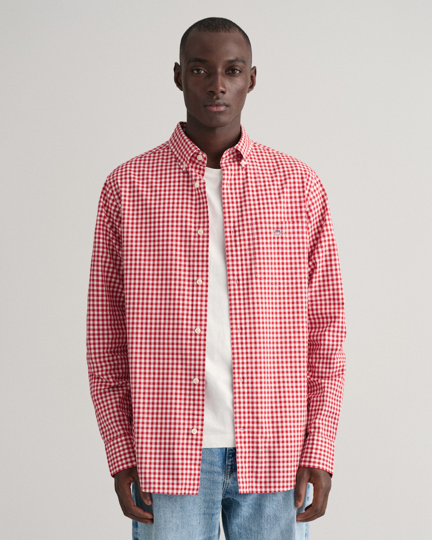 Gant Langarmhemd REG POPLIN GINGHAM SHIRT günstig online kaufen