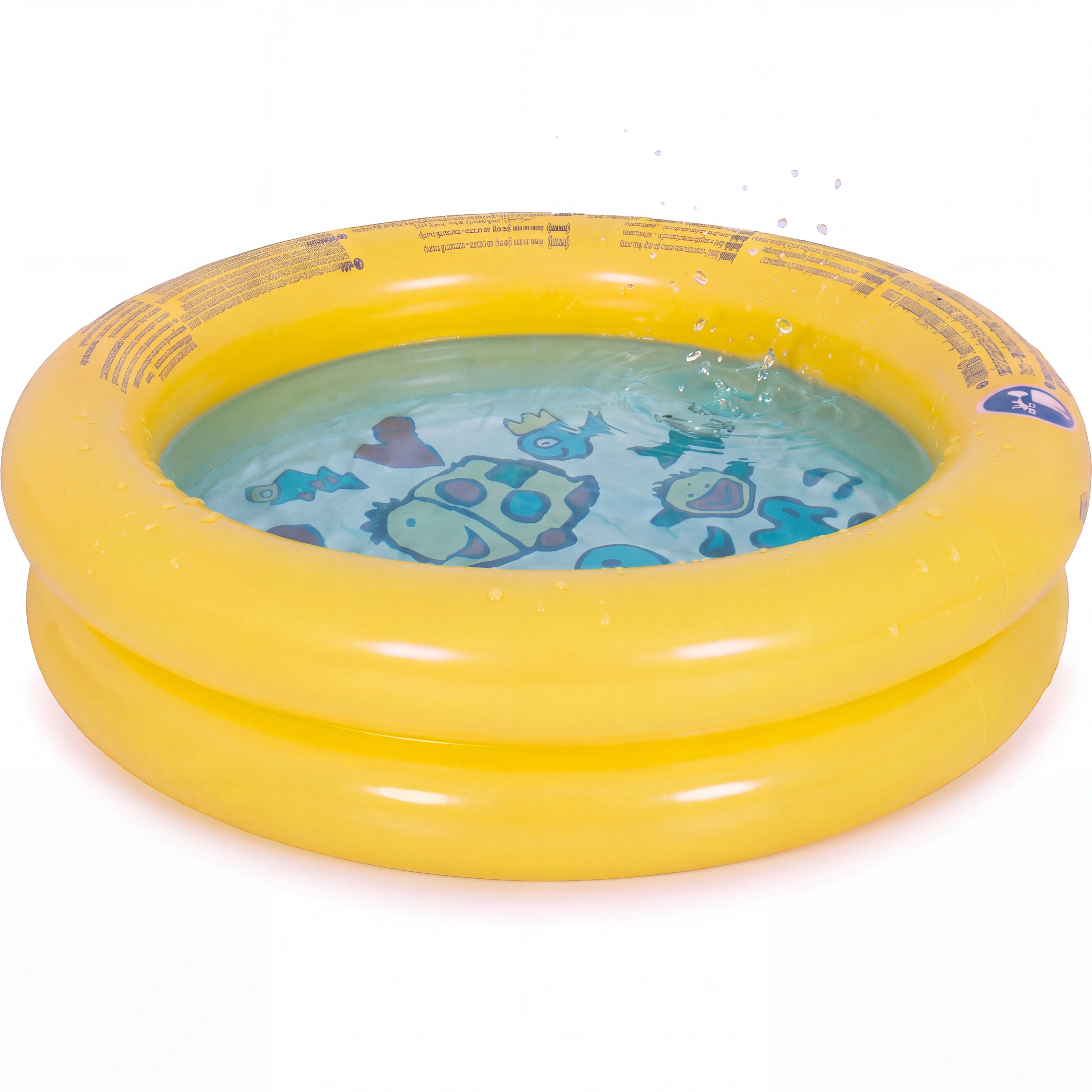 SunClub Planschbecken Kinderpool 61x12,5cm, (Einzelpack, 1-tlg., aufblasbares Kinderbecken), Baby Planschbecken mit Tiermotiv