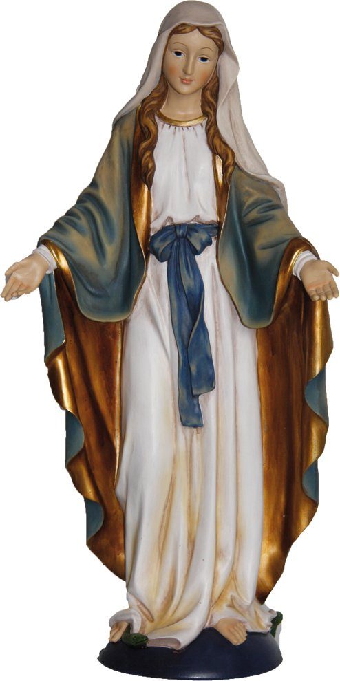 dekoprojekt Dekofigur Heiligenfigur Madonna Immaculata 13,5 BL/W cm