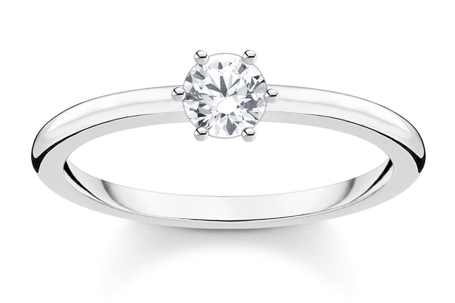 Solitärring Zirkoniaring für