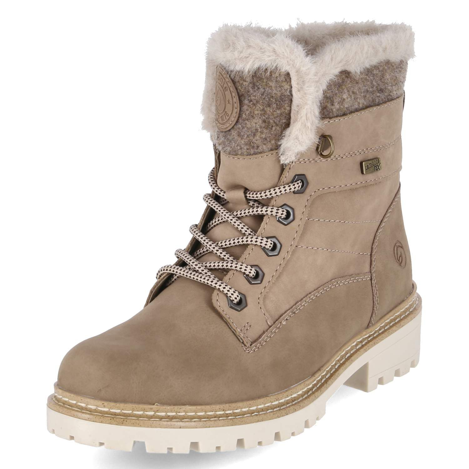 Remonte Remonte D0B81-20 Damen Textil & Synthetik beige Winterstiefel günstig online kaufen