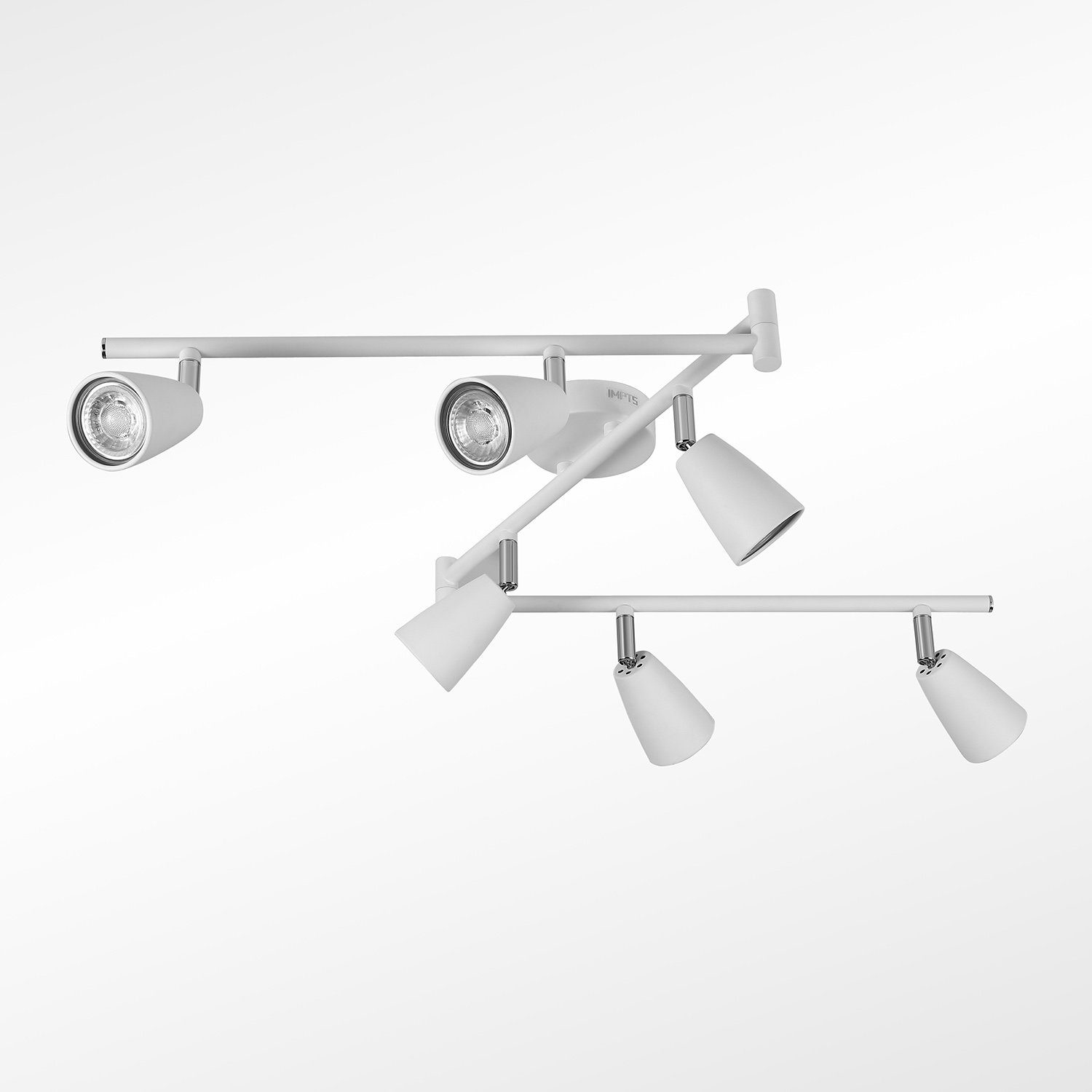 IMPTS LED Deckenspots, Nicht Dimmbar, LED wechselbar, Warmweiß