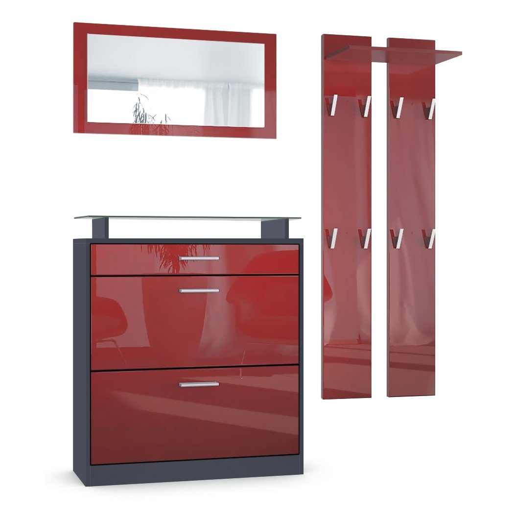 Vladon Garderoben-Set Loret, (Garderobenset bestehend aus günstig online kaufen