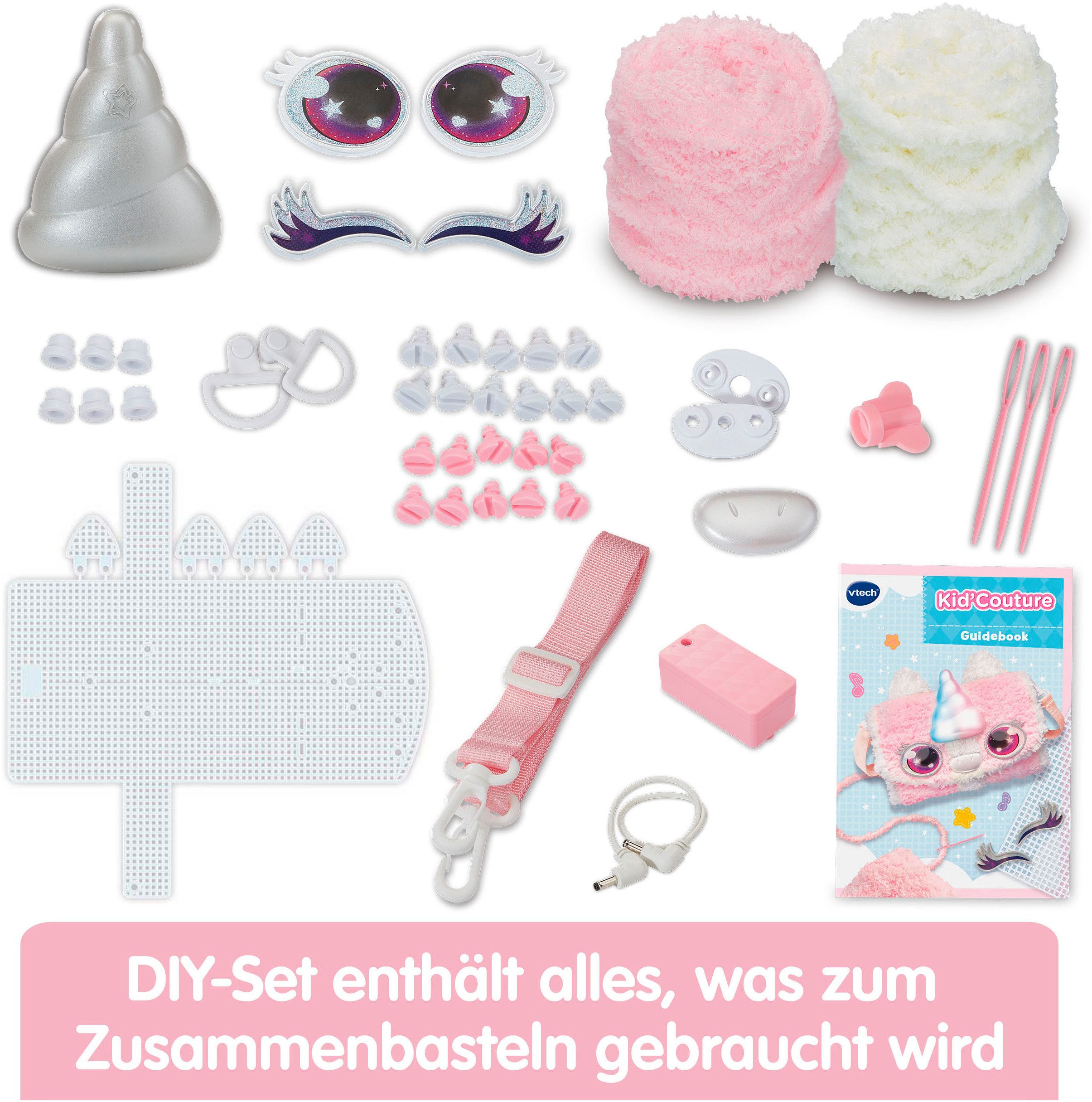 Vtech® Kreativset Kid'Couture - Zauberhafte Einhorn-Handtasche, mit Licht- und Soundeffekt