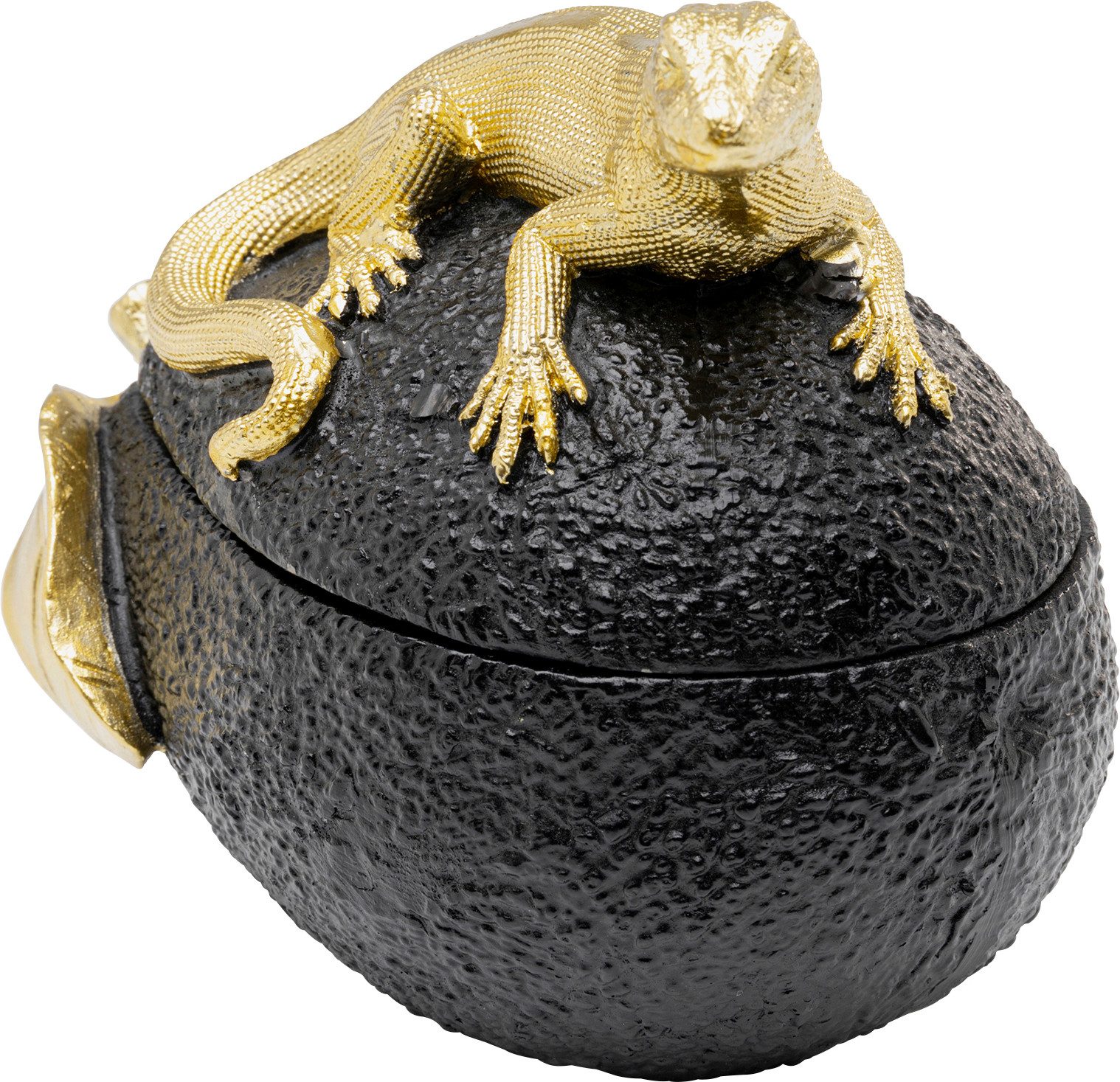 Kare Design Dose Dekodose Avocado Lizard 15cm (1 St., 1), ideal für Schmuck, Schlüssel, Kleingeld, Haargummis u.a. Kleinteile