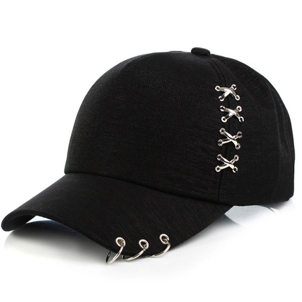 Cap Baseballkappe Unisex Outdoor Baseball Cool Schwarz stilvoll Sonnenschutz AUzzO~ Baseballcap