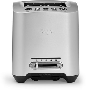 Sage Toaster the Smart Toast, STA825BAL, 2 kurze Schlitze, 1000 W