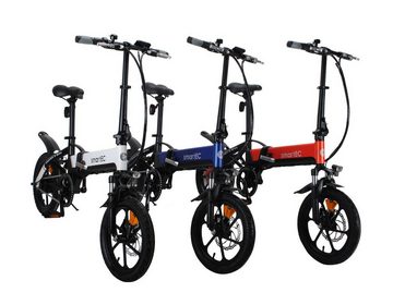 smartEC E-Bike Camp-Mini, Ohne Schaltung, Hinterrad-Nabenmotor, 281,00 Wh Akku, Batterie, Klapprad Li-Ion-Akku 36V/7,8AH Fahrunterstützung 25 km/h Anfahrhilfe