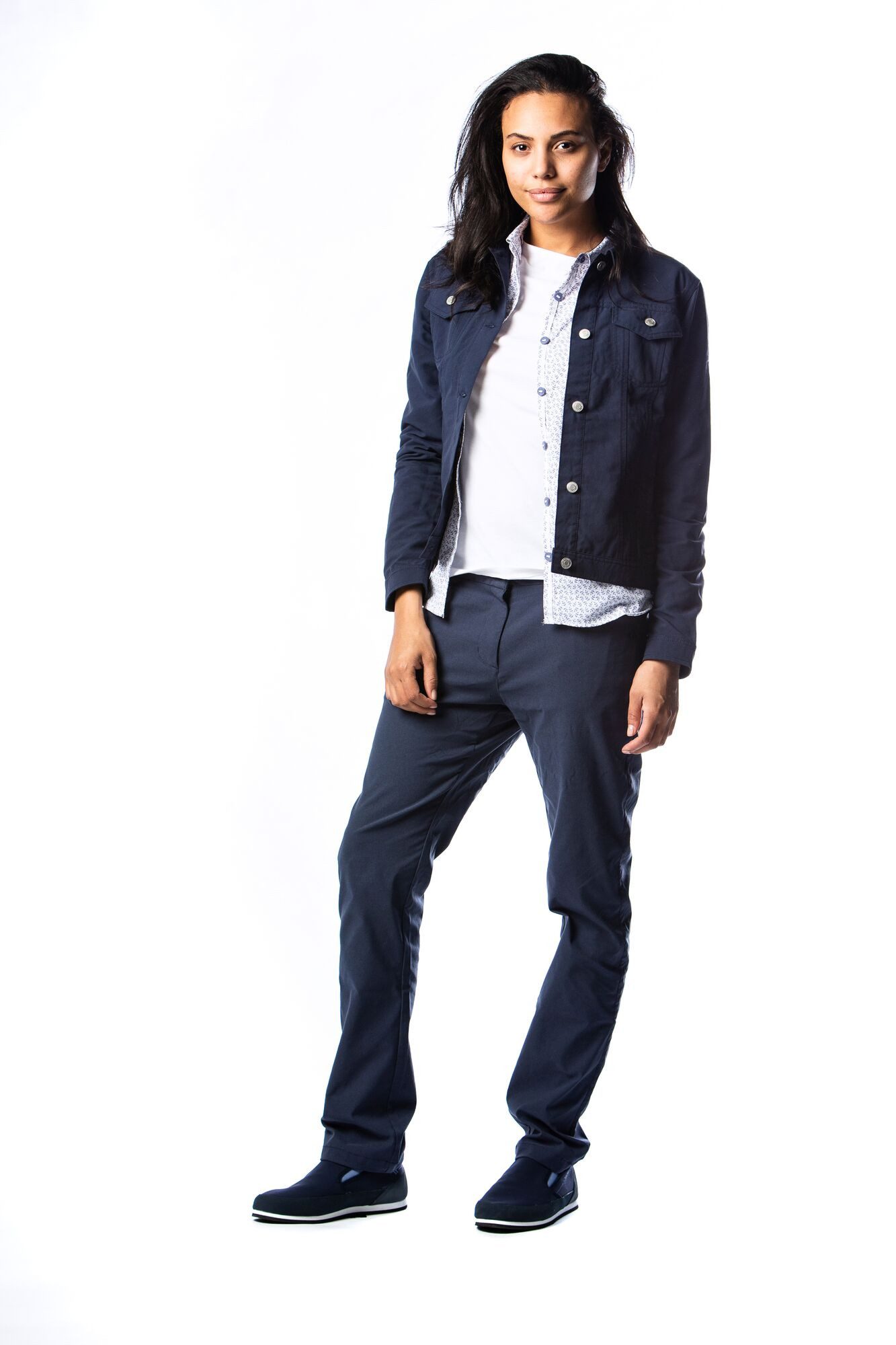 Craghoppers Leggings Craghoppers - NosiLife Clara Damen Stretch Reise Trekkinghose, navy