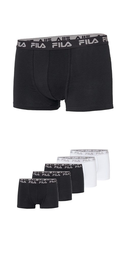 Fila Boxer MAN BOXER SHORTS (5er Pack) ohne Eingriff, mit Logobund