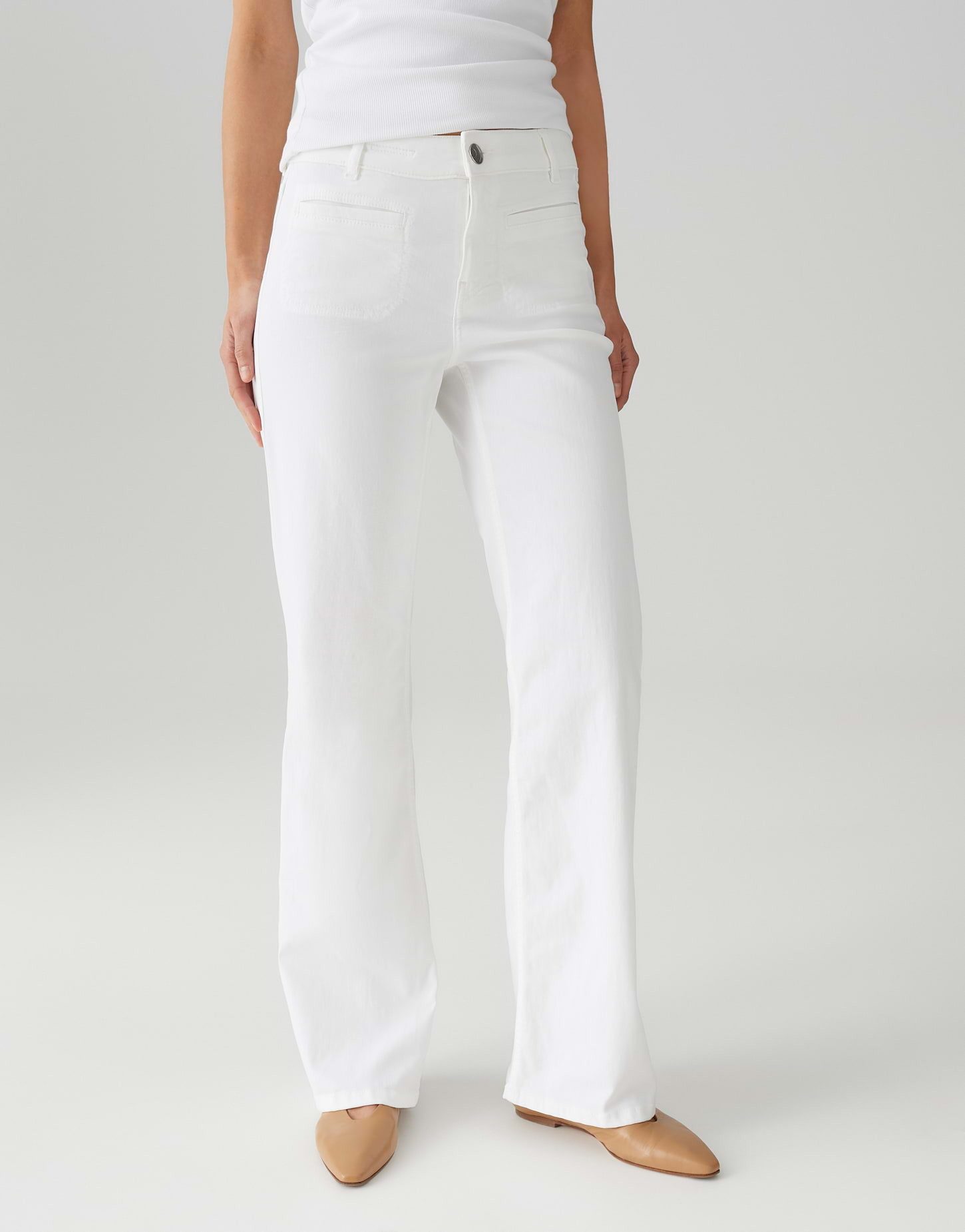Produktbild von OPUS PANTS Bootcut-Jeans MELLY FRESH Mid Rise Mit Powerstrech