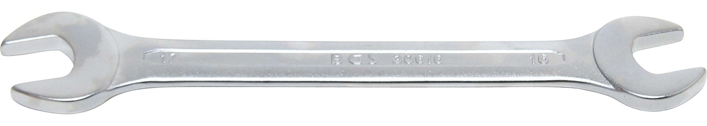 BGS technic Maulschlüssel Doppel-Maulschlüssel, SW 16 x 17 mm