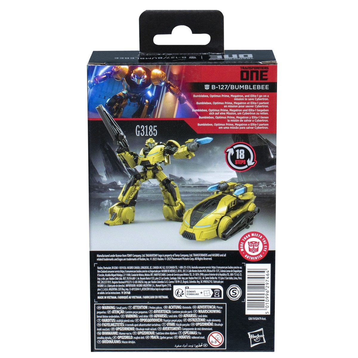 Hasbro Actionfigur Actionfigur Transformers Studio Series Deluxe-Klasse One Bumblebee