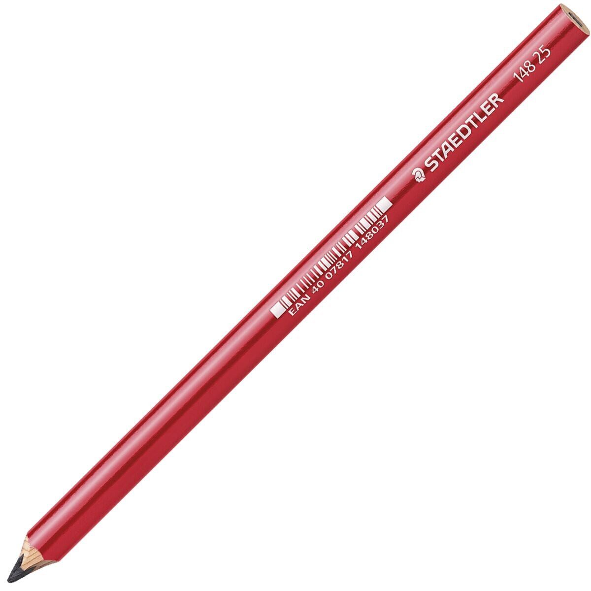 STAEDTLER Bleistift, Zimmermannsbleistift, HB (mittelweich), ungespitzt