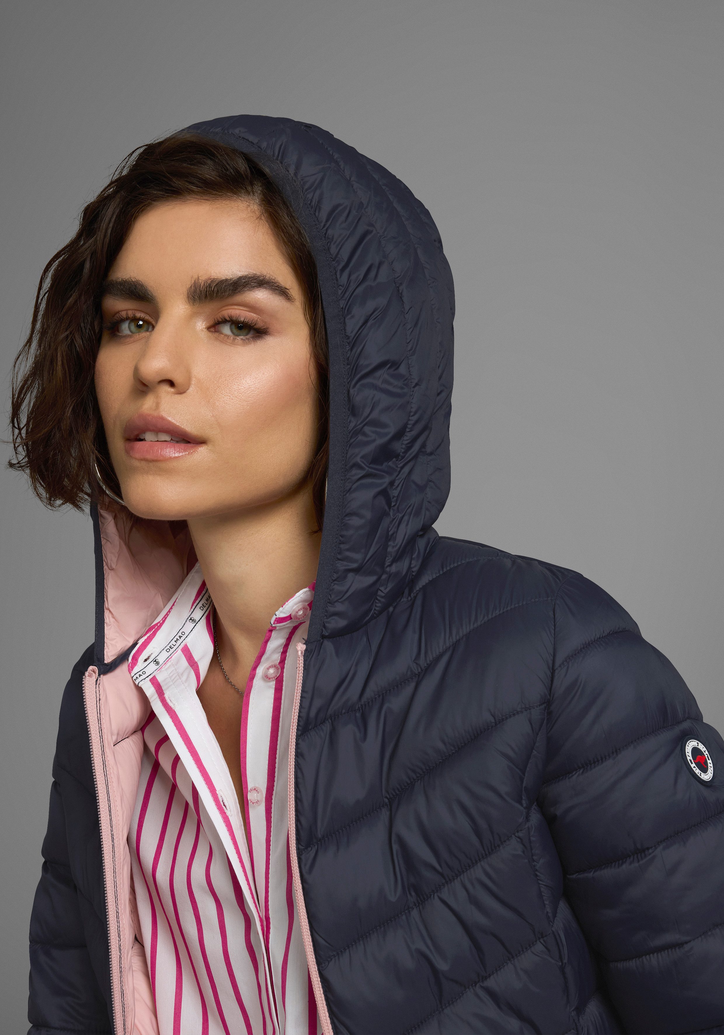 KangaROOS Steppjacke mit kontrastfarbenen Details günstig online kaufen