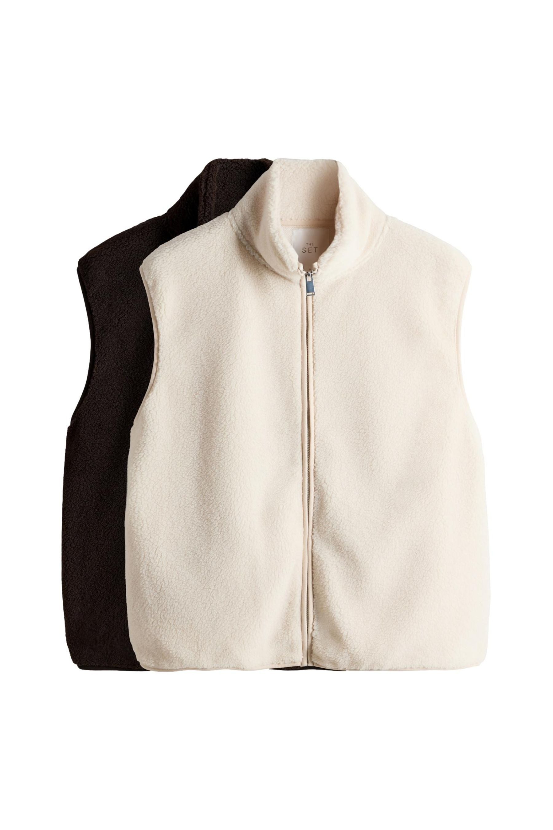 The Set Fleecepullover The Set Westen günstig online kaufen