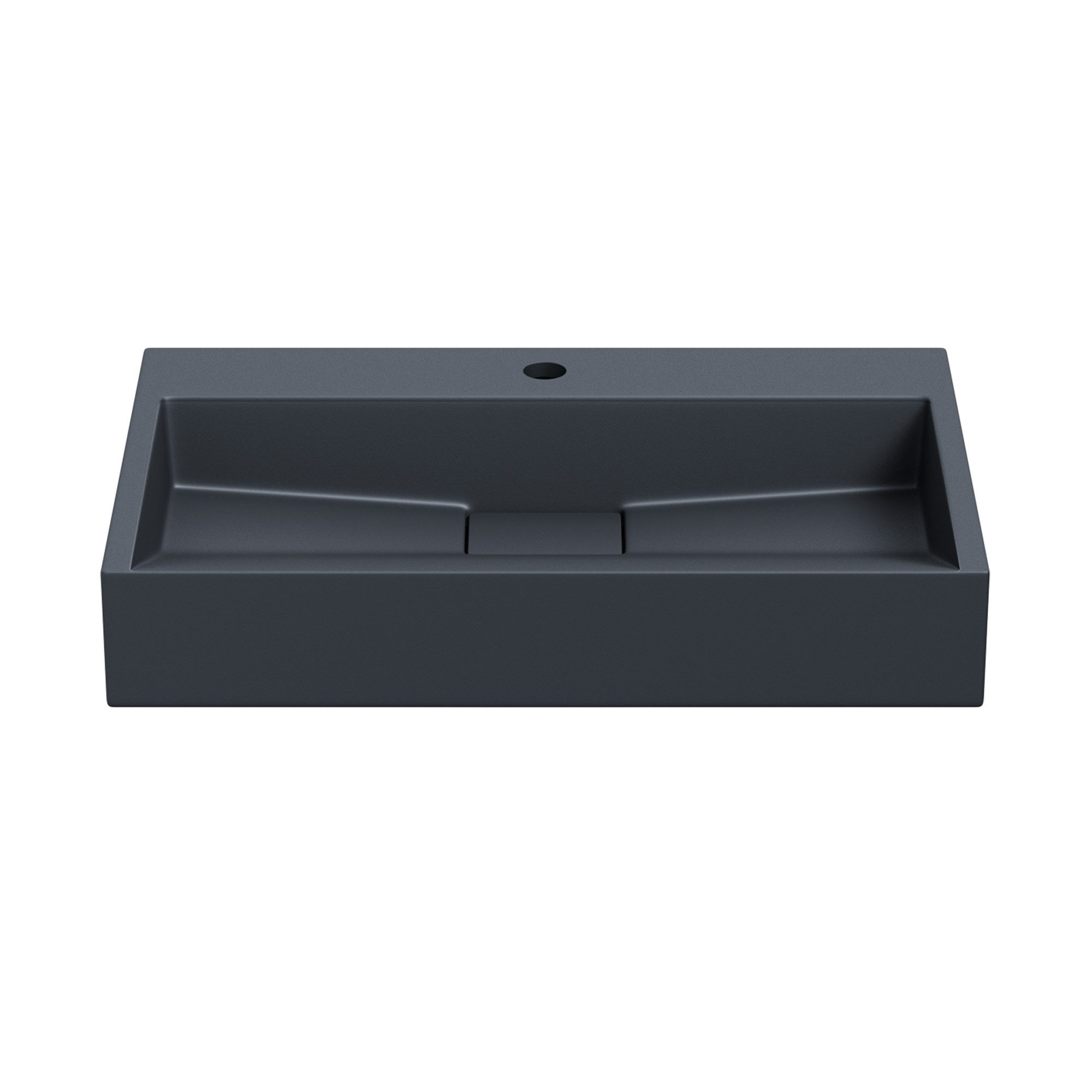 Mai & Mai Waschbecken mit Ablaufgarnitur Waschtisch Mineralguss Hänge-Aufsa günstig online kaufen