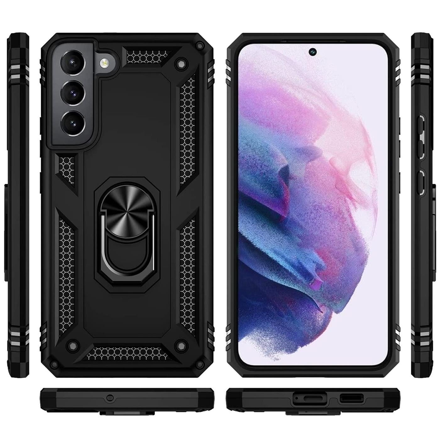 CoolGadget Handyhülle Armor Shield Case für Samsung Galaxy S22 6,1 Zoll, Outdoor Cover mit Magnet Ringhalterung Handy Hülle für Samsung S22 – Bild 2 von 5