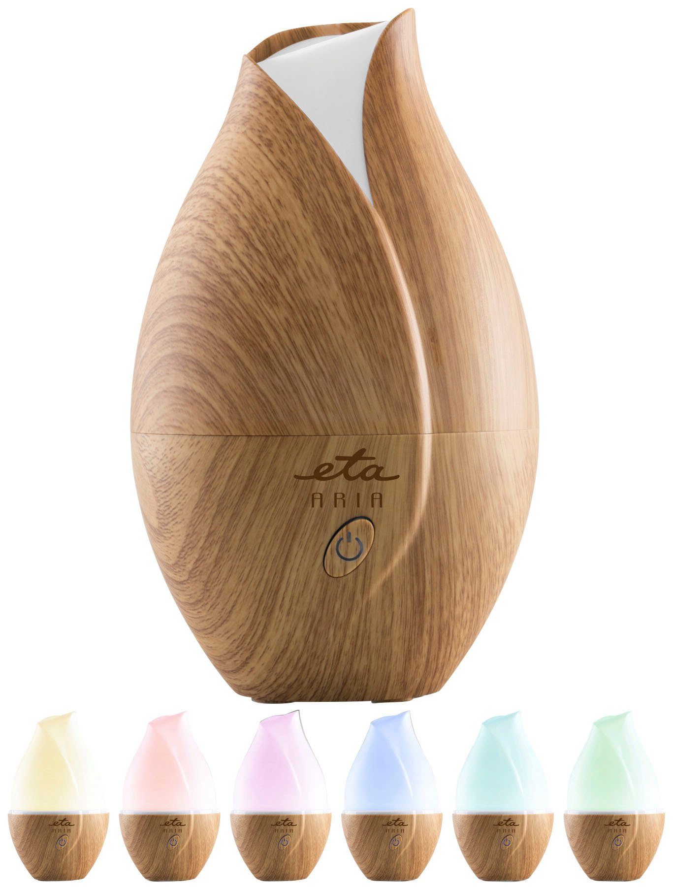 eta Diffuser ARIA ETA463490000 Aroma Diffuser, 0,6 l Wassertank, Ultraschall-Technologie, für Räume bis 25 m²