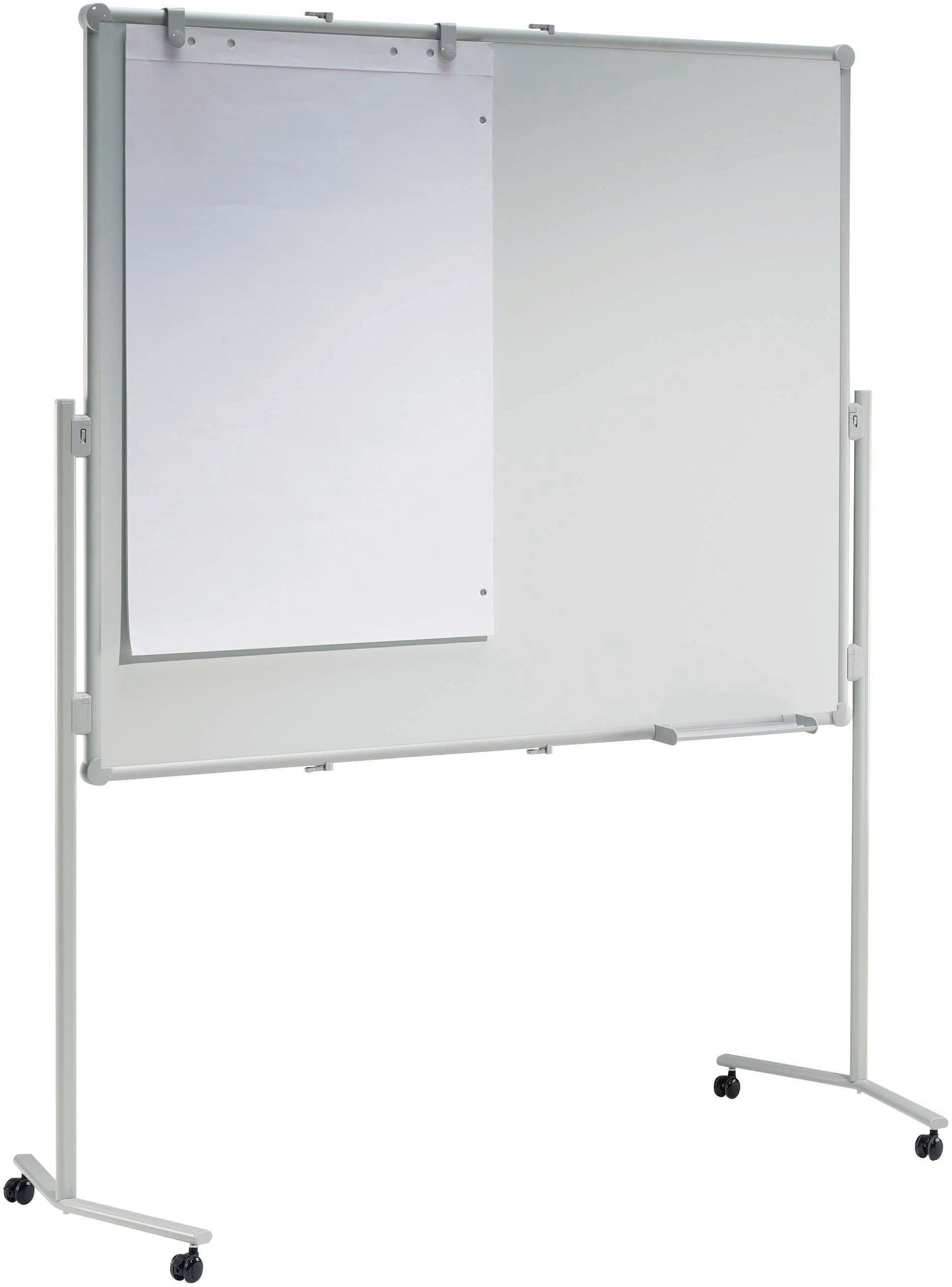 MAUL Standtafel Moderationstafel professionell 150x120cm Whiteboard/Whiteboard