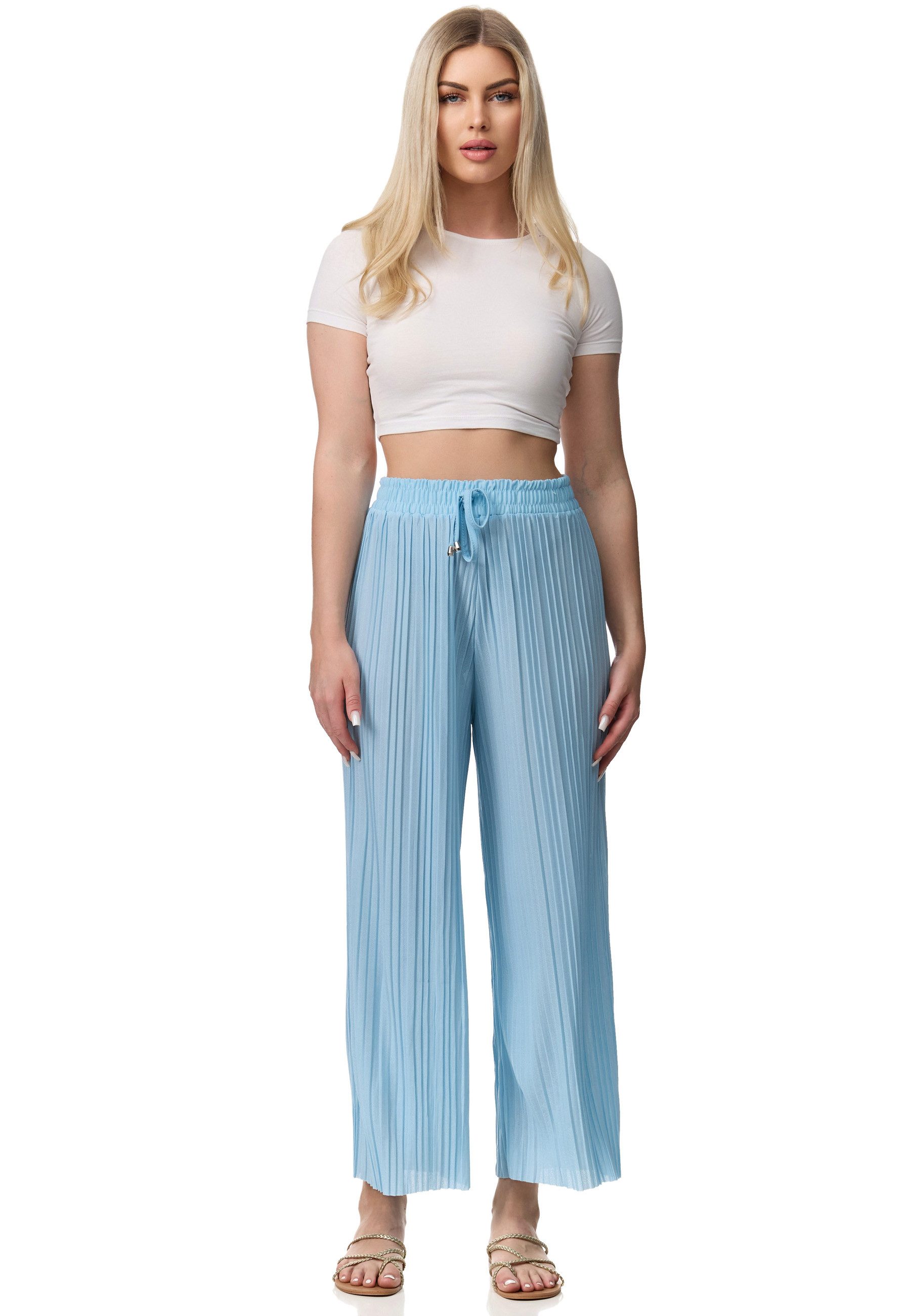 Worldclassca Sporthose Worldclassca Stoffhose Plissierte Sommer Hose weitem günstig online kaufen