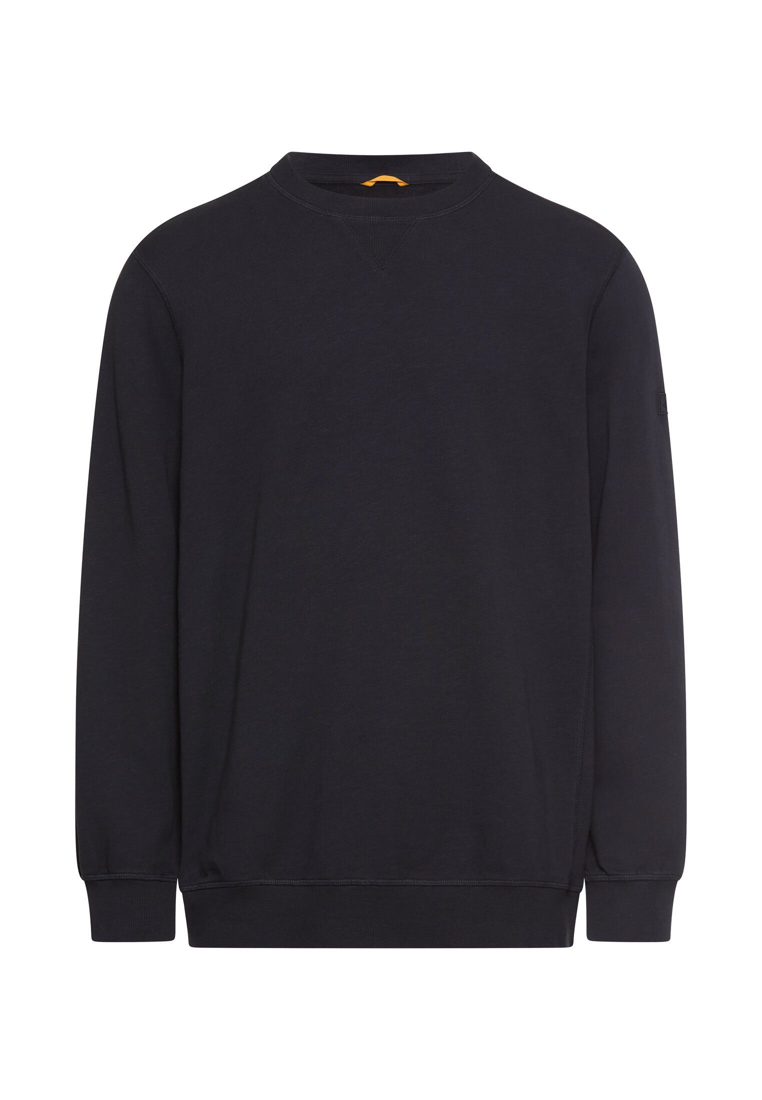 camel active Sweatshirt unifarben aus reiner Baumwoller