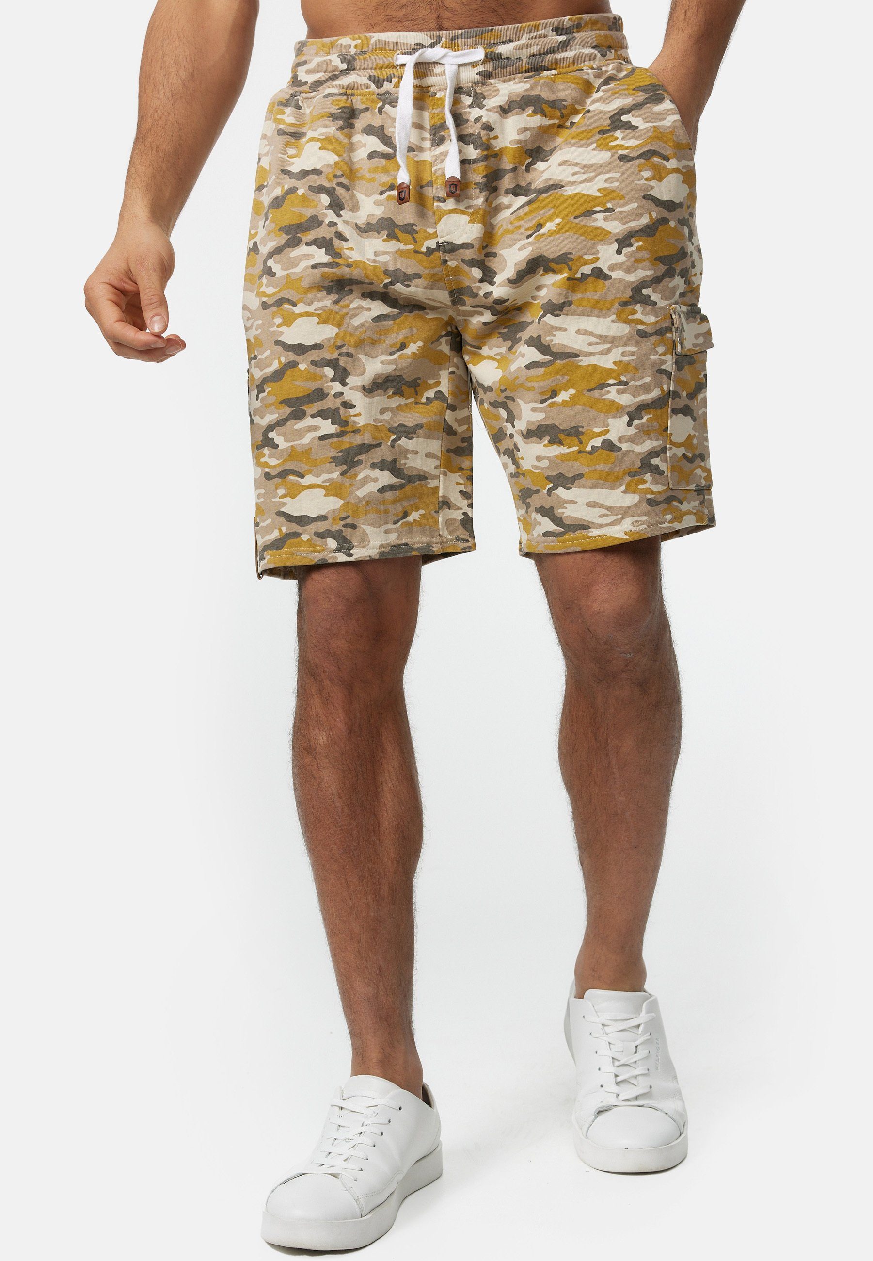 Indicode Sweatshorts White Rock aus 100 günstig online kaufen