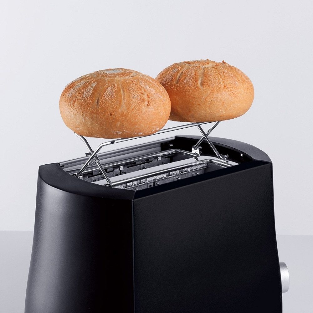 Cloer Toaster Toaster 3310 Schwarz für Frühstück.