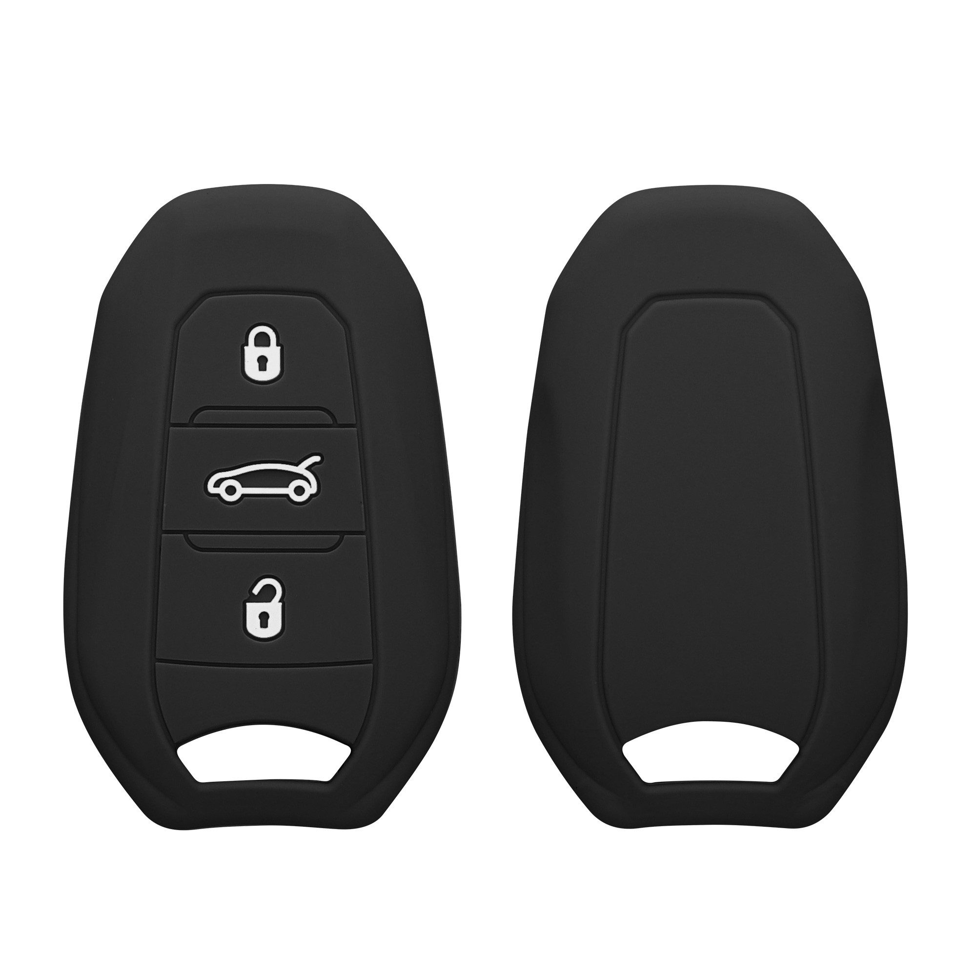 Schlüsseltasche Autoschlüssel Silikon Hülle für Peugeot Citroen
