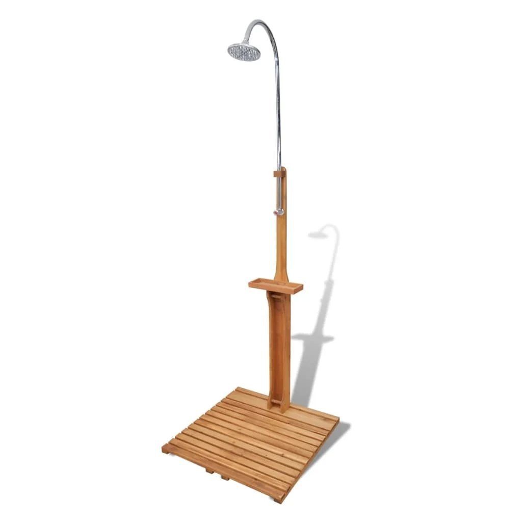 DOTMALL Gartendusche Außendusche,Holz, inkl. Brause, Wetterfestigkeit,75 günstig online kaufen
