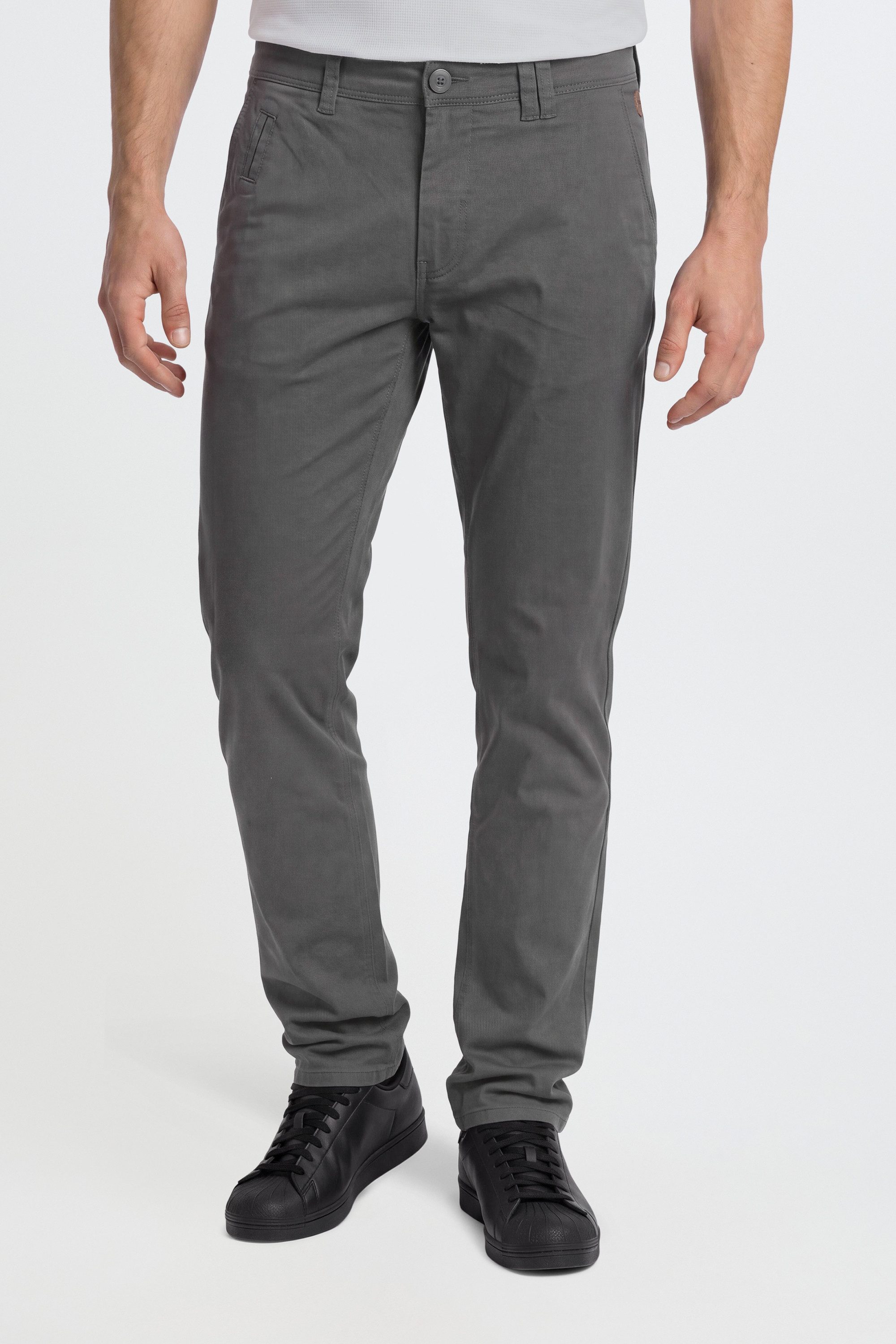 Blend Chinohose BHTrompo Stoffhose mit Gürtelschlaufen und Leder-Details - Regular Fit
