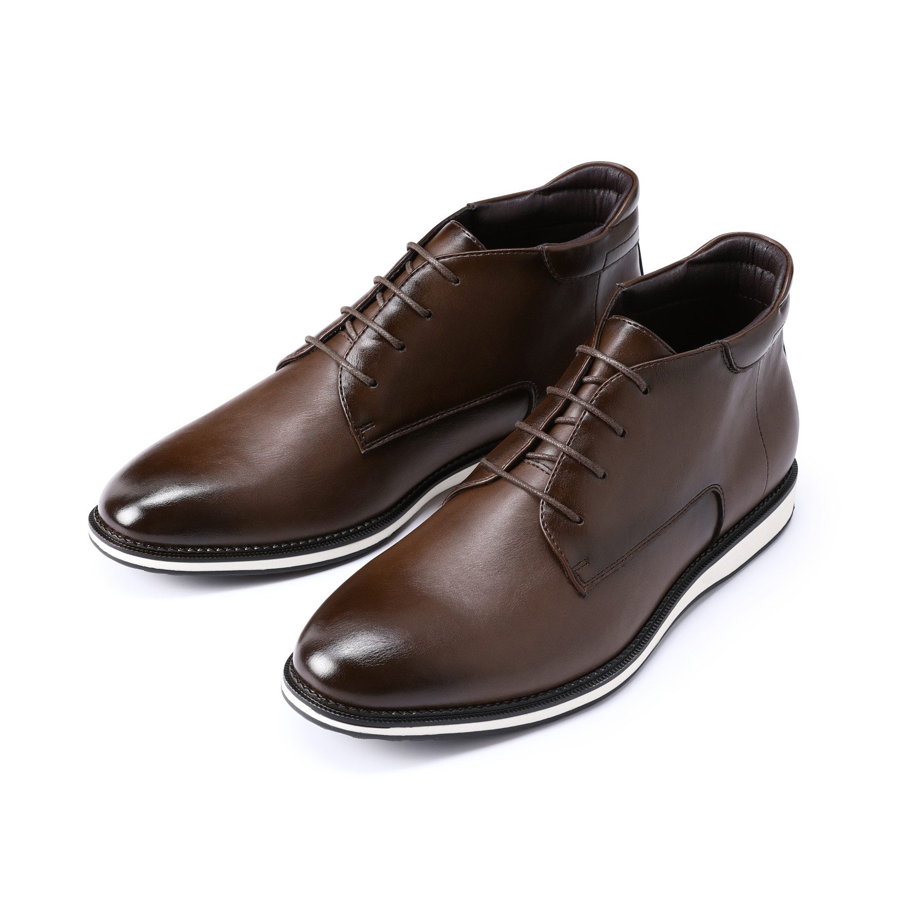 Allthemen Schnürstiefel Herren Elegante Stiefelette Vielseitig für Business und Freizeit