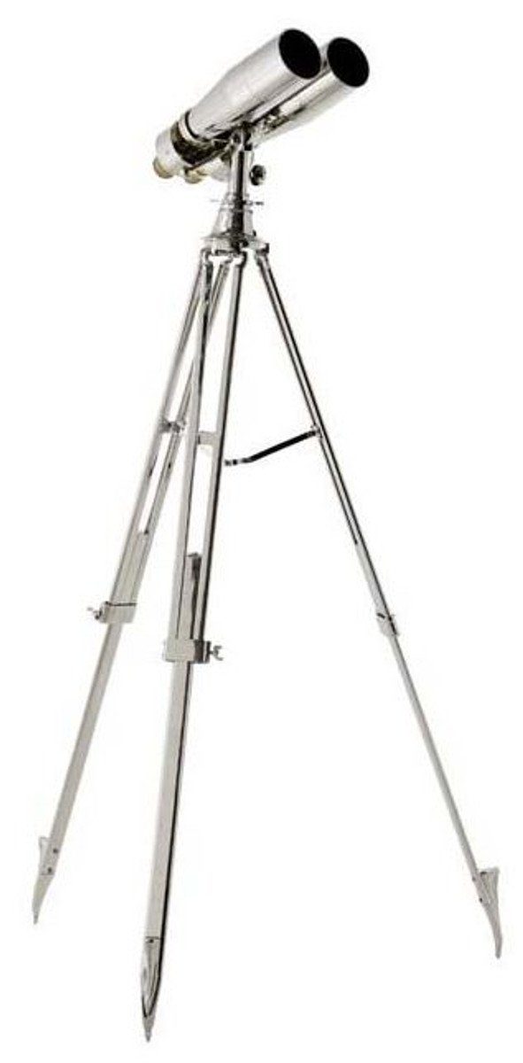 Casa Padrino Dekoobjekt Designer Doppelteleskop 65 x 65 x H. 195 cm - Luxus Kollektion