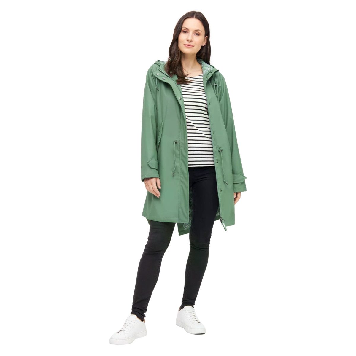Derbe Blouson Derbe Friese Traveby Paisley - Damen Regenmantel