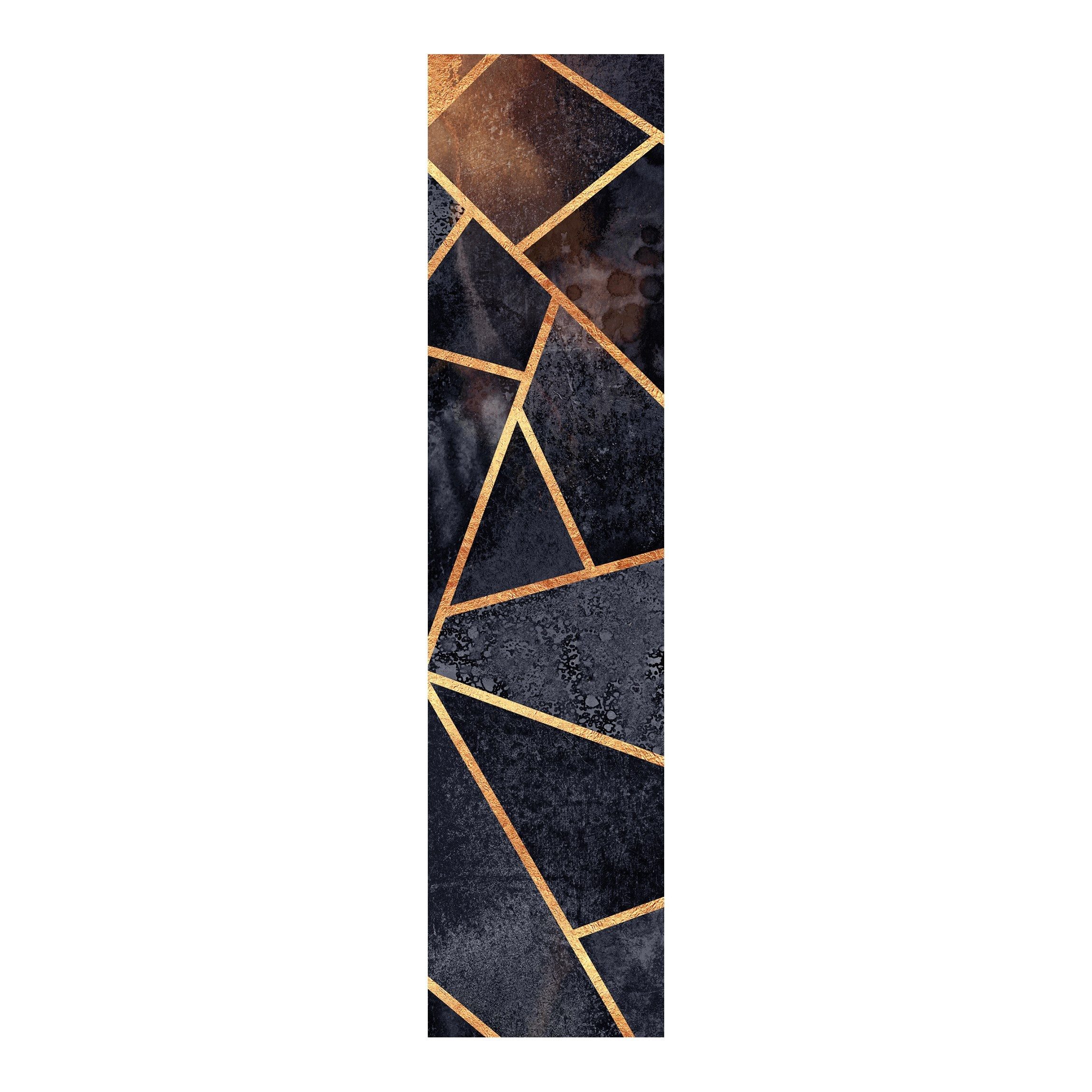 Bilderdepot24 Schiebegardine modern Flächenvorhang blickdicht Onyx günstig online kaufen