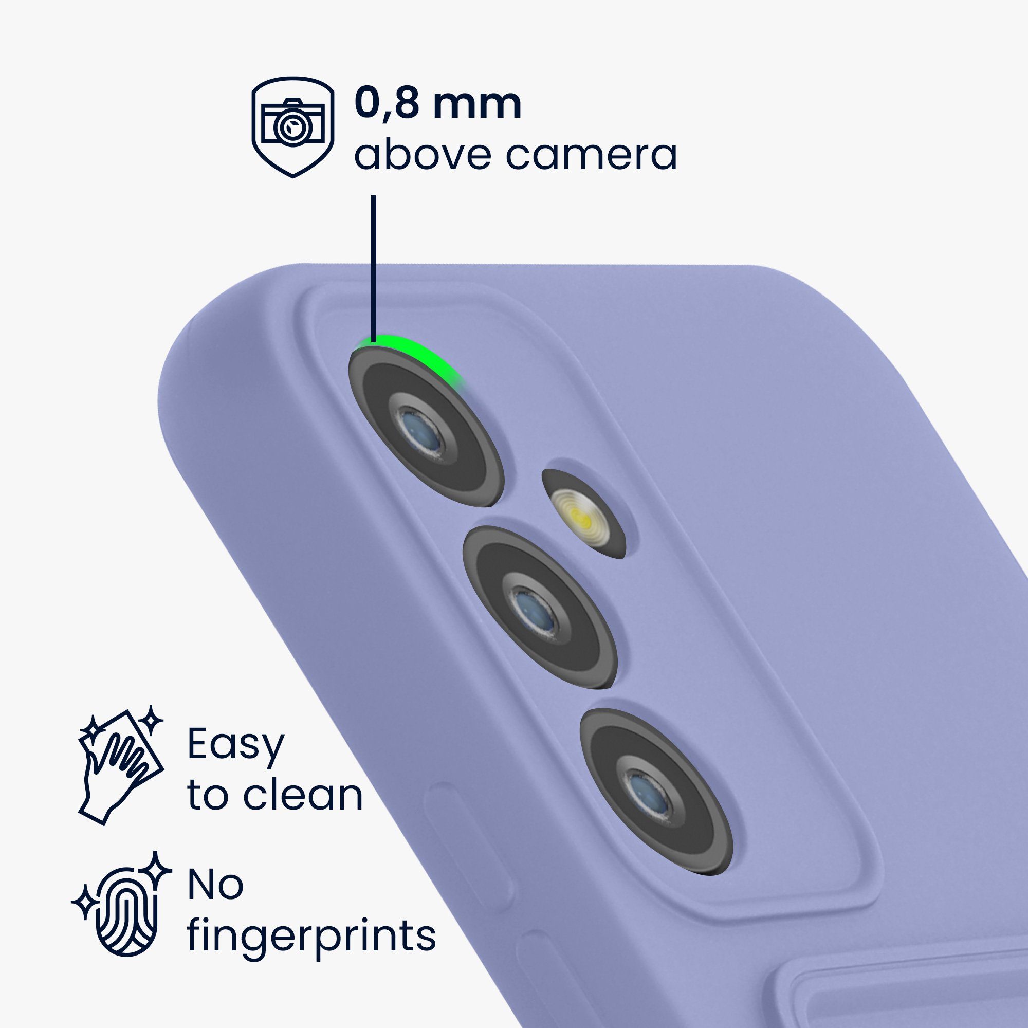 kwmobile Handyhülle Hülle für Samsung Galaxy A54 5G, Handyhülle mit Fach für Karten - Handy Cover Case