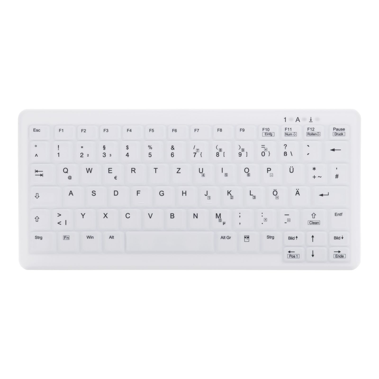 Contour Design Active Key MedicalKey AK-C4110 kabellose Tastatur - QWERTZ DE - weiß Tastatur