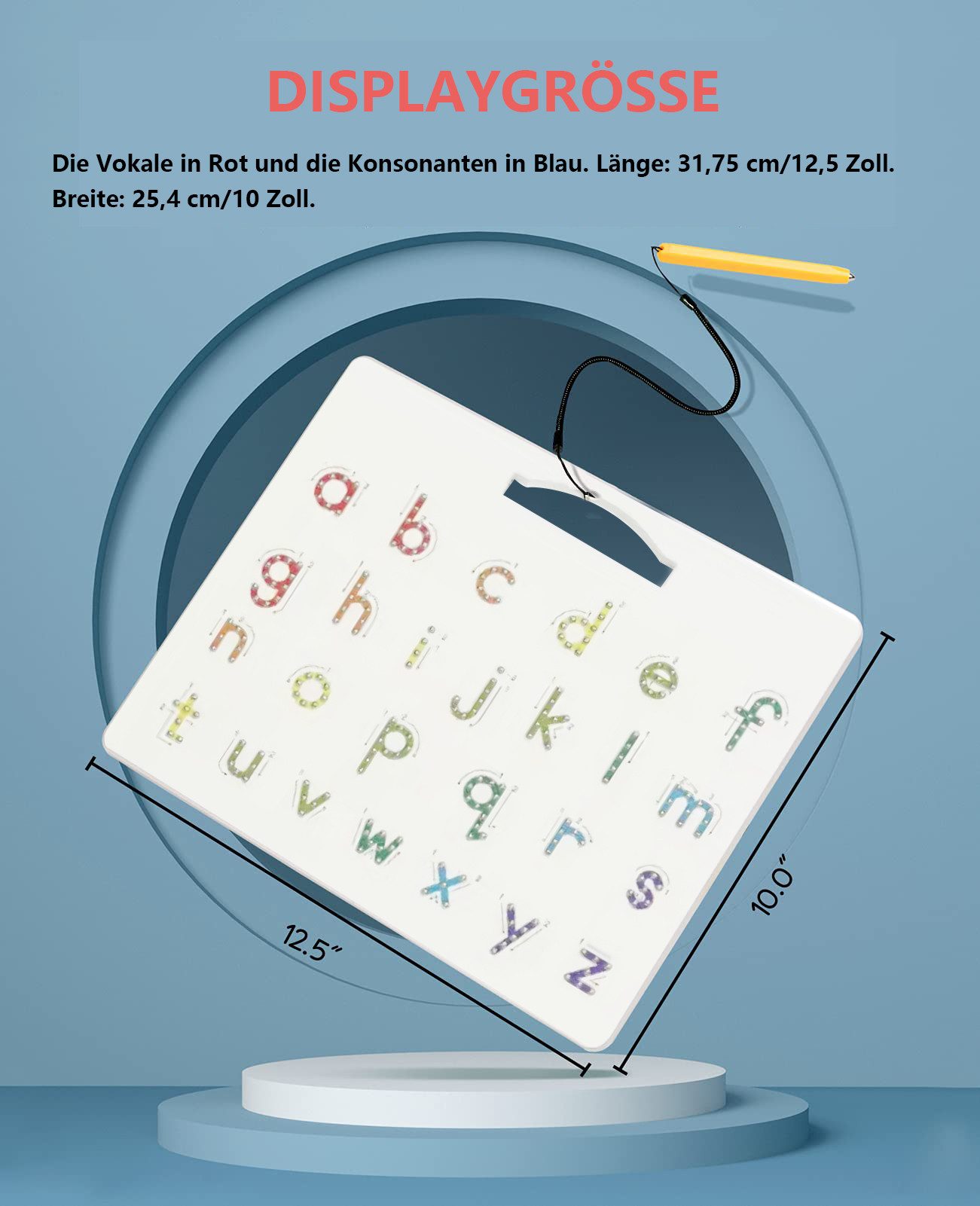 CLTYQ Zaubertafel Zaubertafel Doppelseitige magnetische Alphabettafel günstig online kaufen