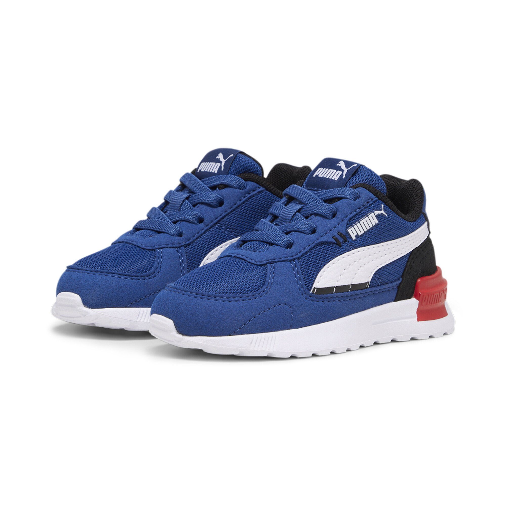 PUMA Graviton AC Sneakers Kinder Sneaker Clyde Royal White Black Blue