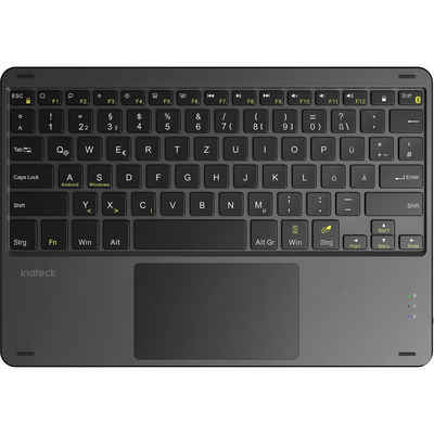 Inateck »Bluetooth Tastatur für Android Tablets/Smartphones und Windows PCs« Wireless-Tastatur (mit Touchpad, QWERTZ)