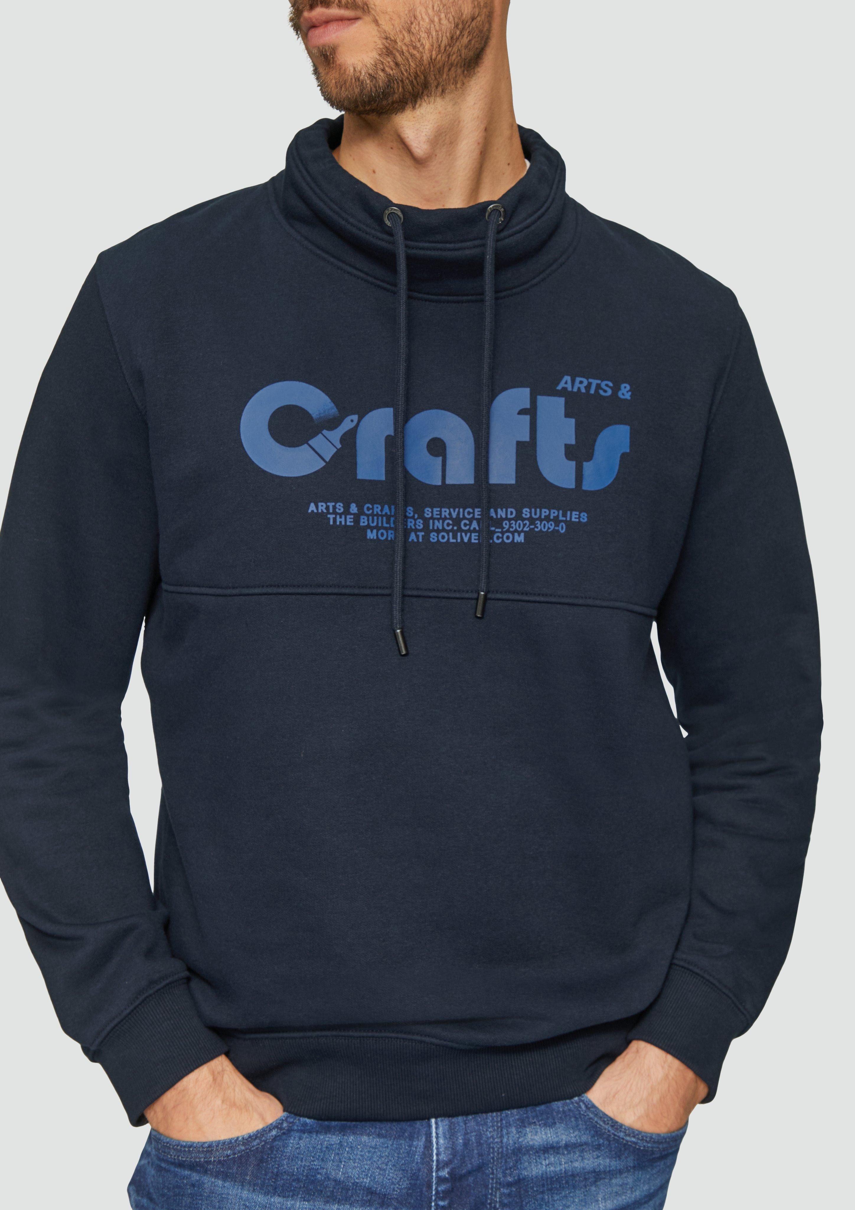 s.Oliver Sweatshirt Sweatshirt mit Frontprint und günstig online kaufen