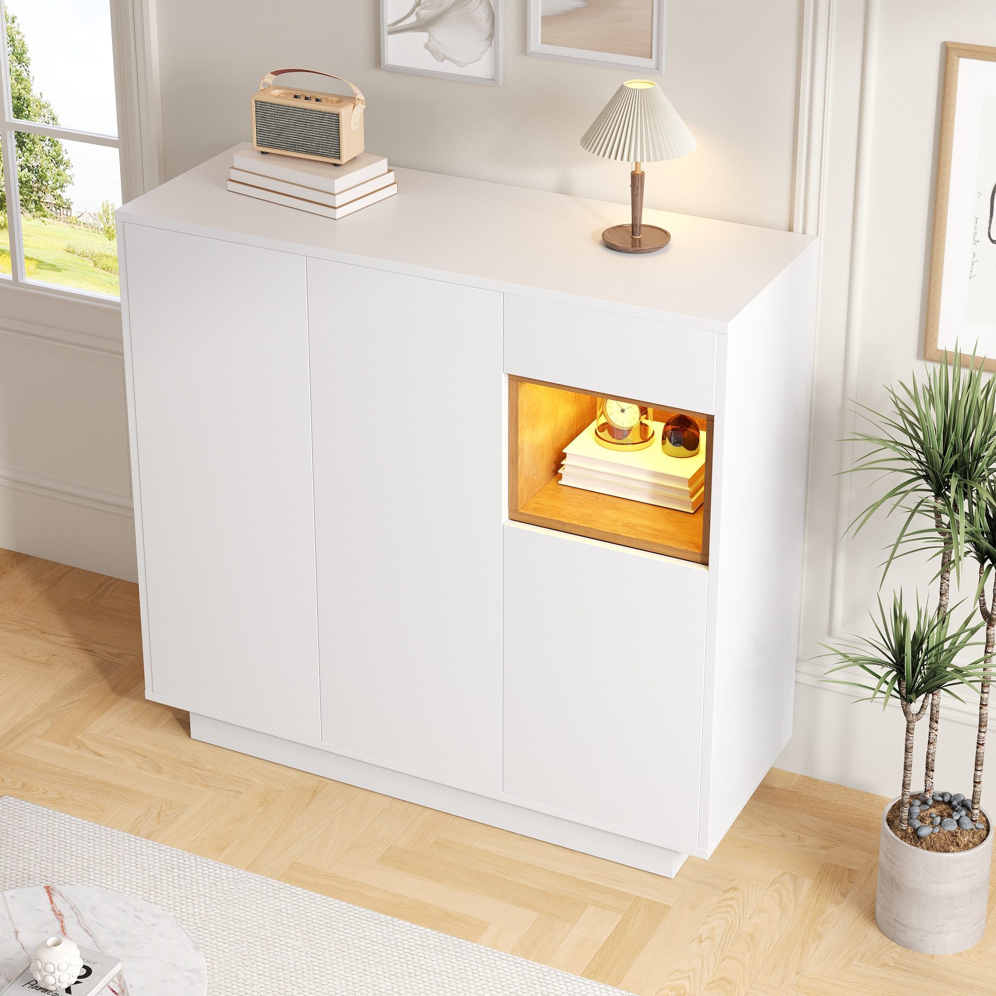 MODFU Schuhschrank Schuhschrank (Schuhkommode, Schuhkipper, 1-St., günstig online kaufen