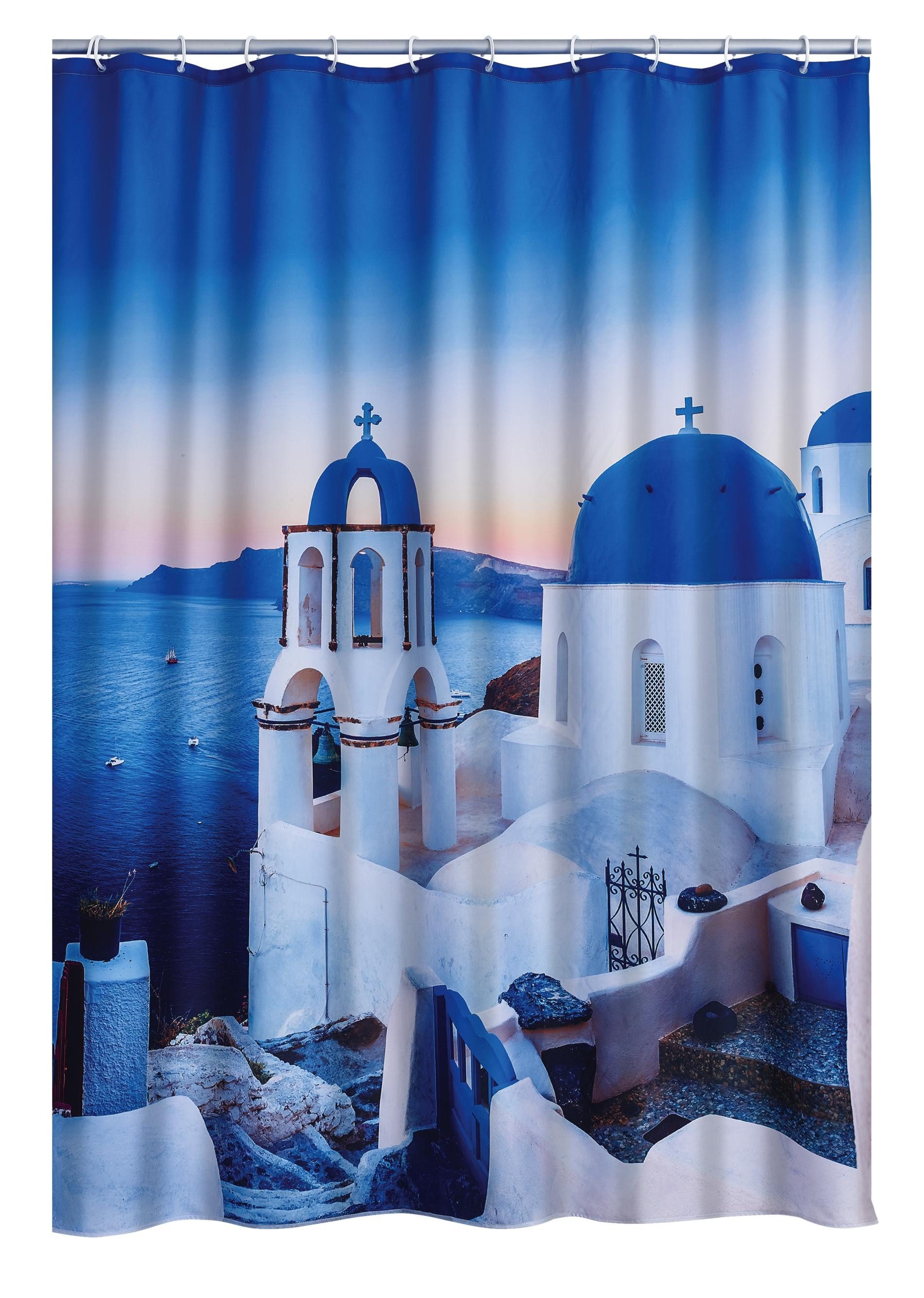 Ridder Duschvorhang Santorini multicolor Breite 180 günstig online kaufen