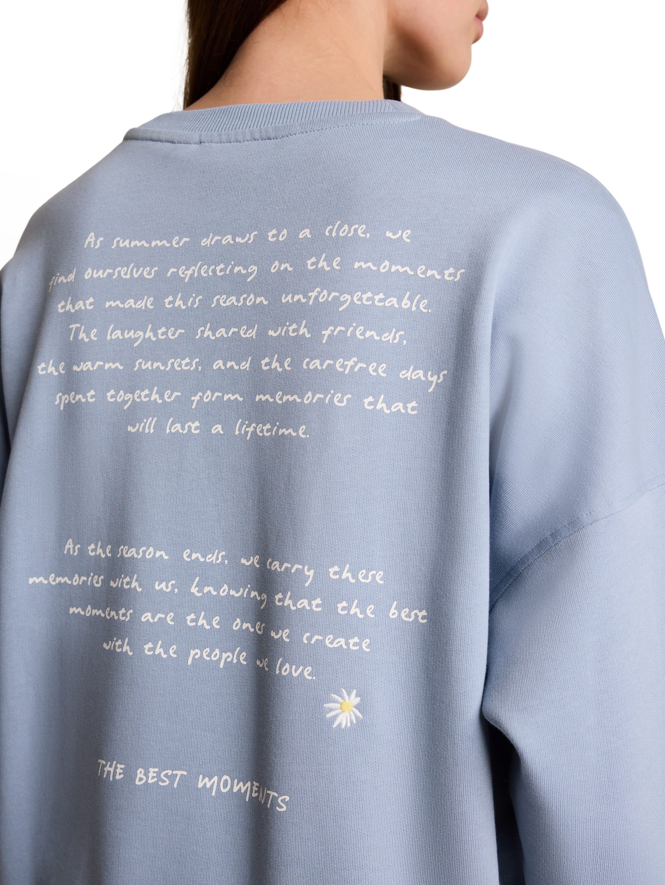 TOM TAILOR Denim Sweatshirt aus weicher Baumwolle